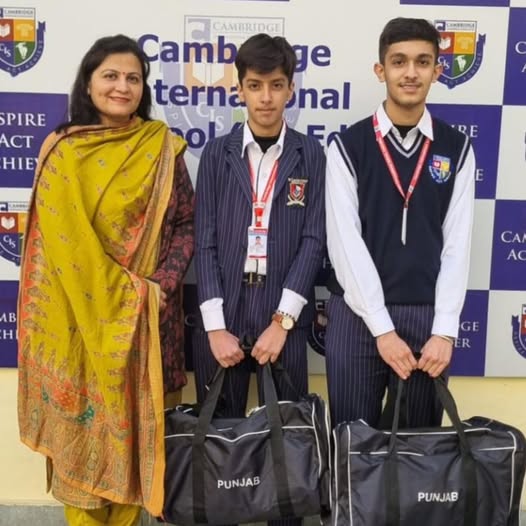 We are proud to announce that *Lakshit Pusri* and *Arnav Pasricha* from *Grade VIII *have been selected for the Under-14 Boys Team to represent Punjab at the 68th SGFI National Chess Tournament 2024-25, to be held in Nanded Sahib, Maharashtra, from 21st to 24th January 2025.