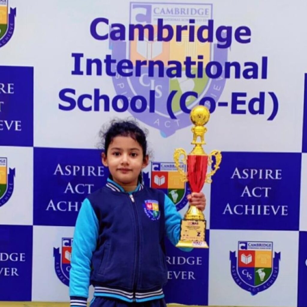 We are thrilled to announce that Vritti Gupta, a talented student from KGII A, has achieved a remarkable 3rd runner-up position at the prestigious UCMAS International and National Abacus Competition!